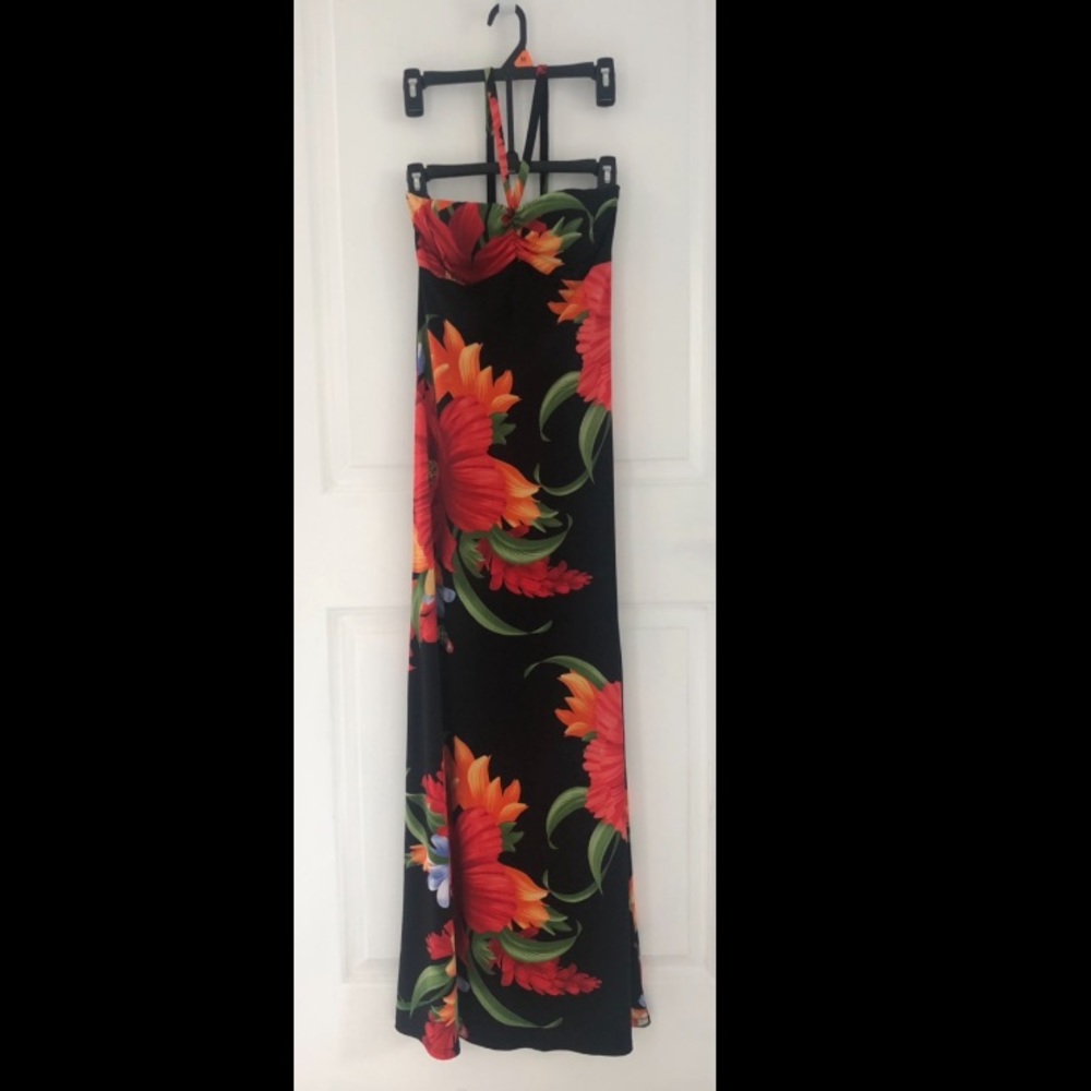 🛍Jacaranda tropical maxi dress